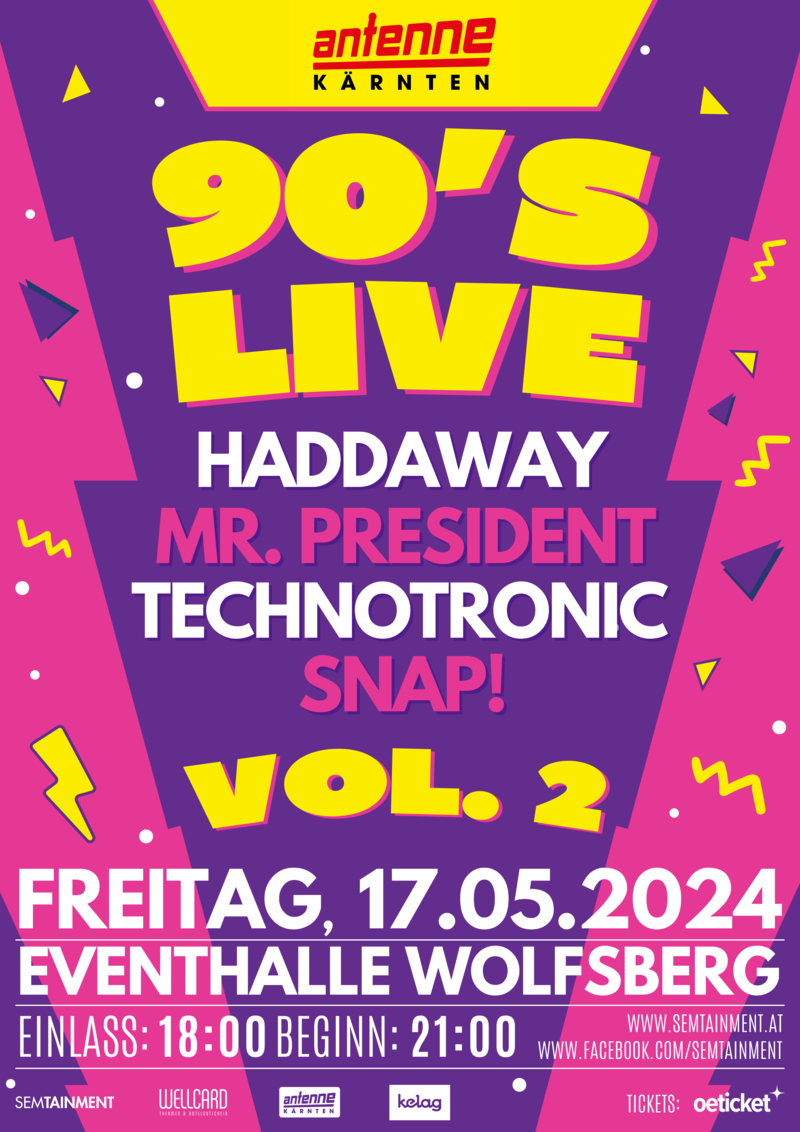 Antenne Kärnten 90s Live Vol. 2