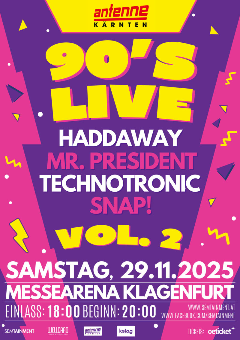 Antenne Kärnten 90's Live Volume 2